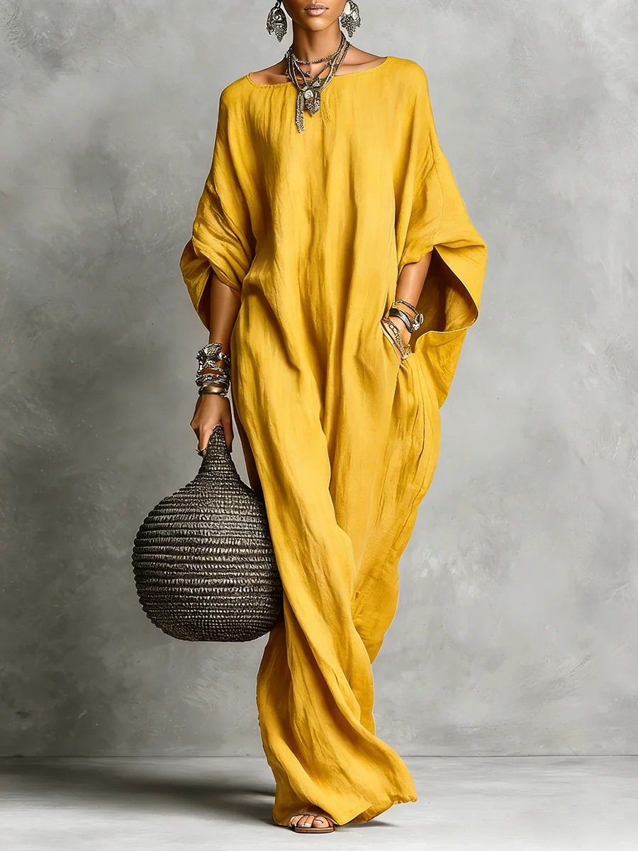 Bohemian Queen Long Sleeve Off-Shoulder Maxi Dress - Image 6