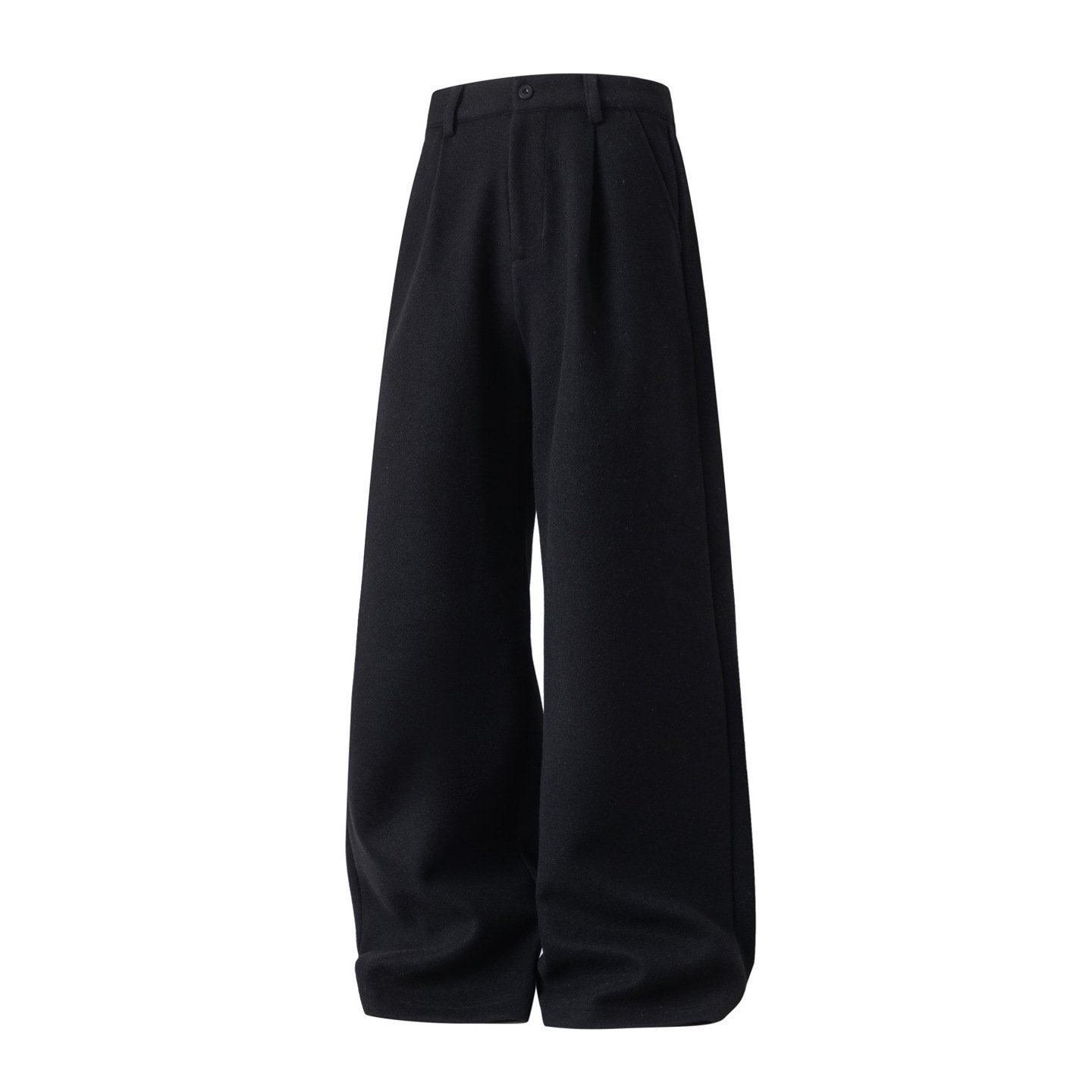 Men's Urban Wool-Blend Relaxed Pleated Trousers - Image 6