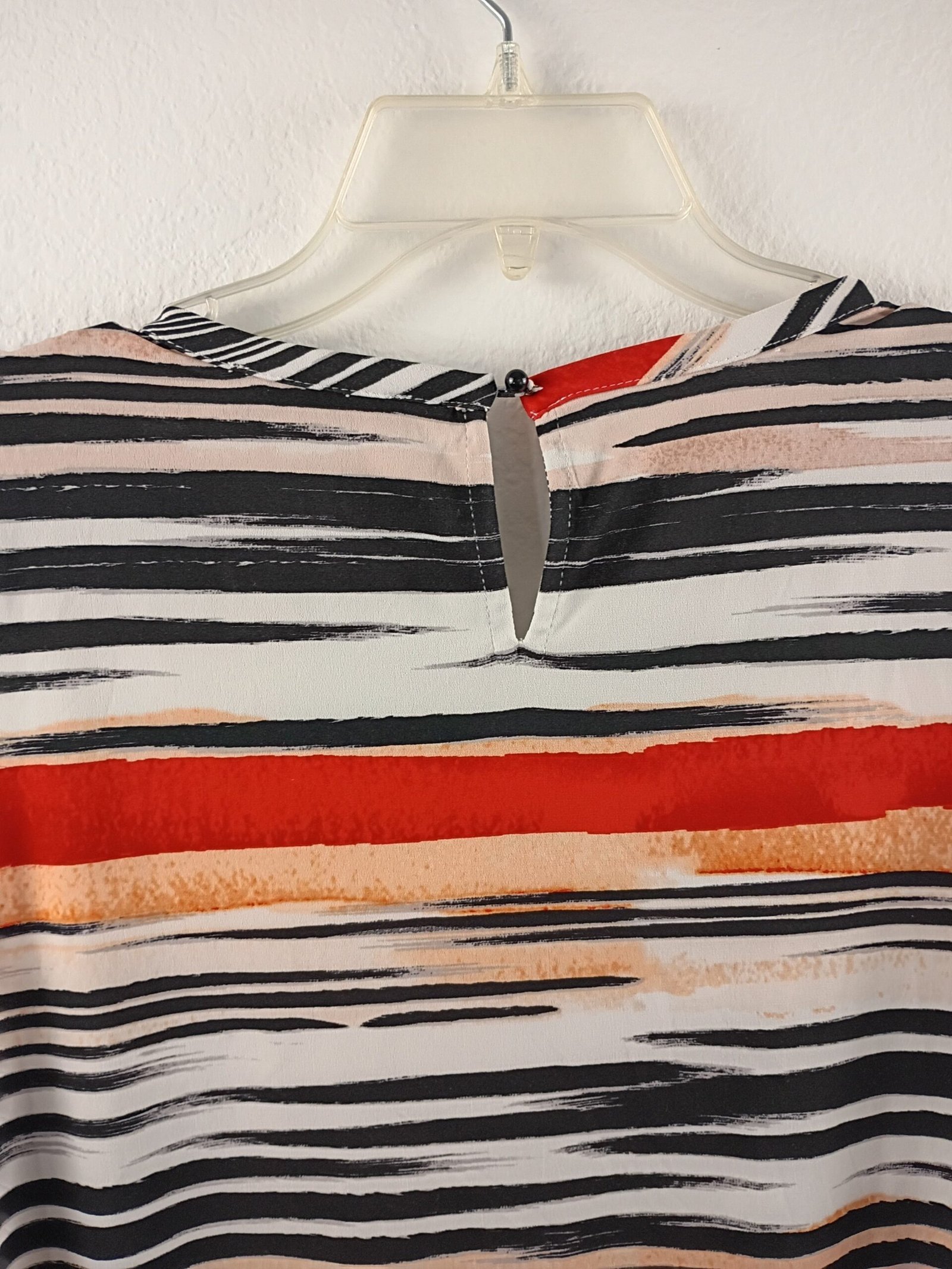 Karl Lagerfeld Women’s Sleeveless Striped Lace-Trim Top Women Size Large - Image 10