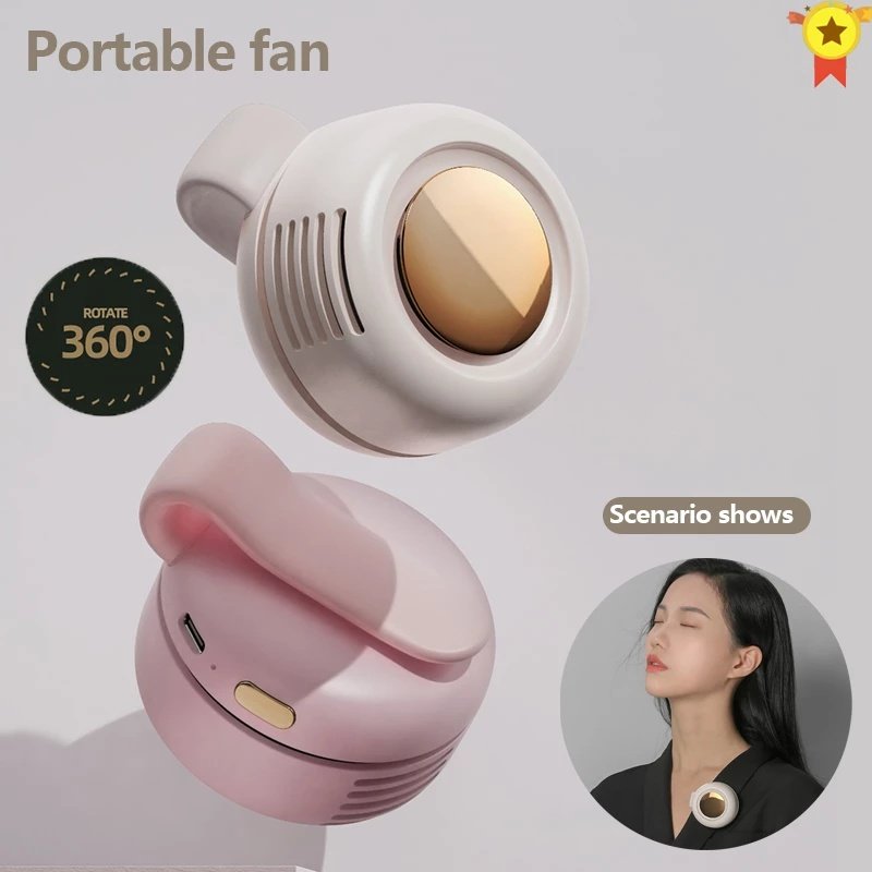 Clipfan Portable Waist & Neck Fan | USB Rechargeable Hands Free Mini Cooling Fan for Outdoor Adventures - Image 9