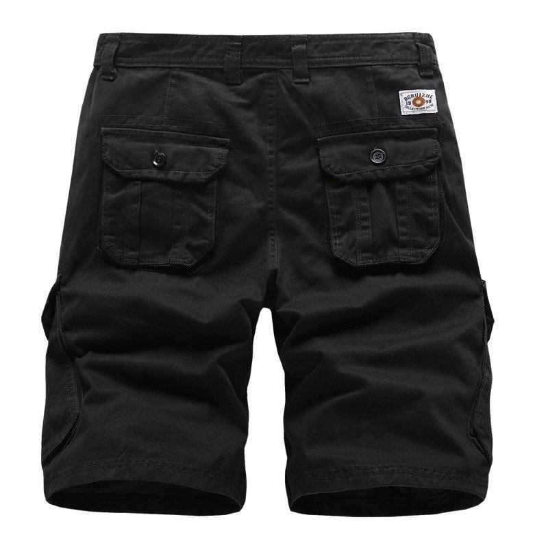Men 100% Cotton Cargo Shorts - Image 10