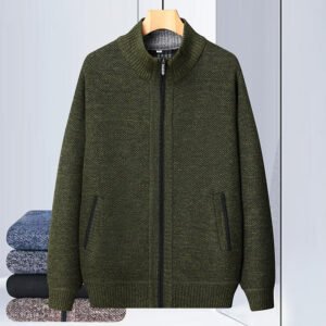Men's Fleece Zip Sweater Cardigan Jacket