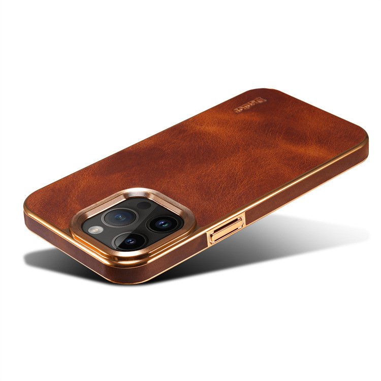 Heritage Luxe Leather iPhone Case - Image 4