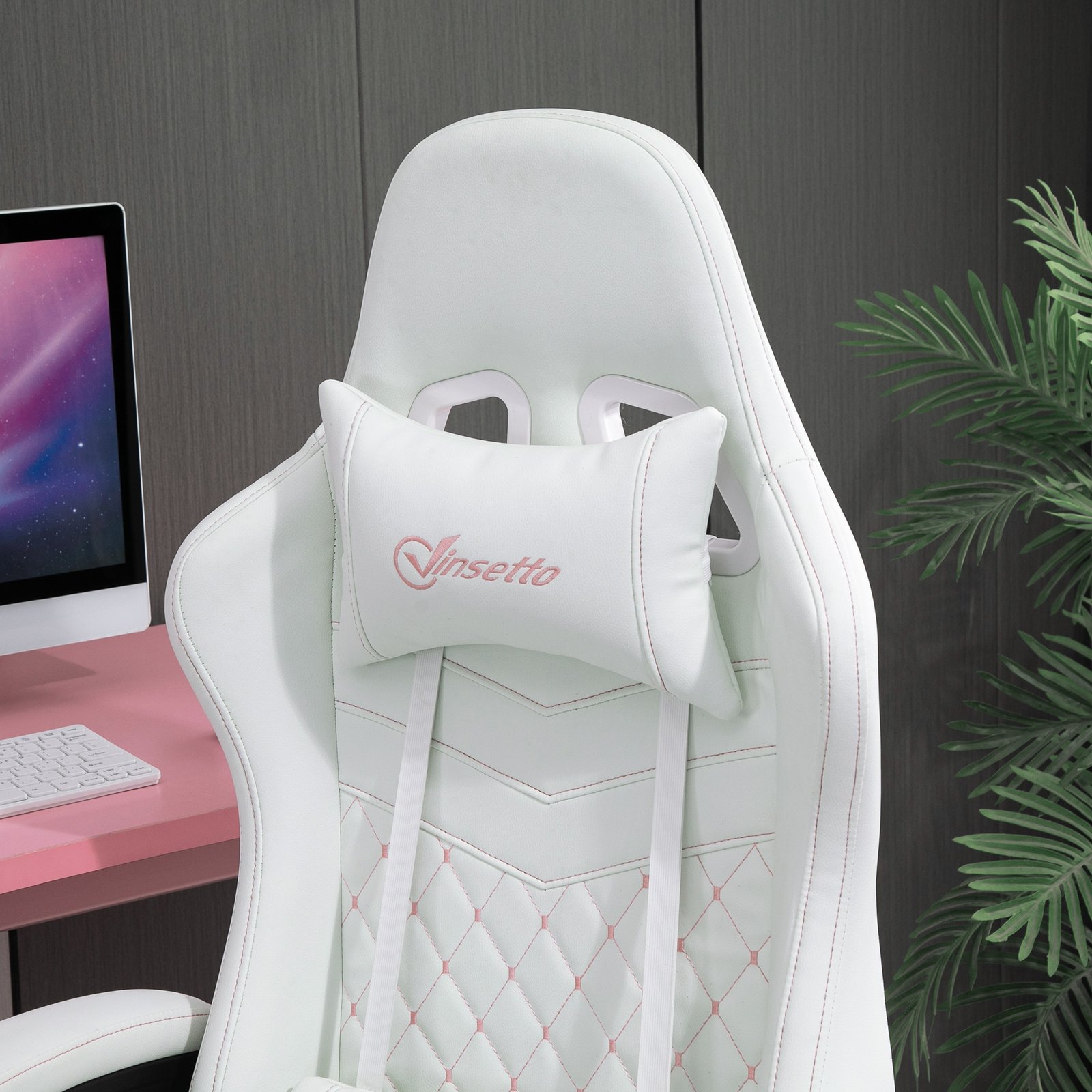 Master Royale Gaming Chair with Footrest, Lumbar Support & Reclining Backrest - Image 2