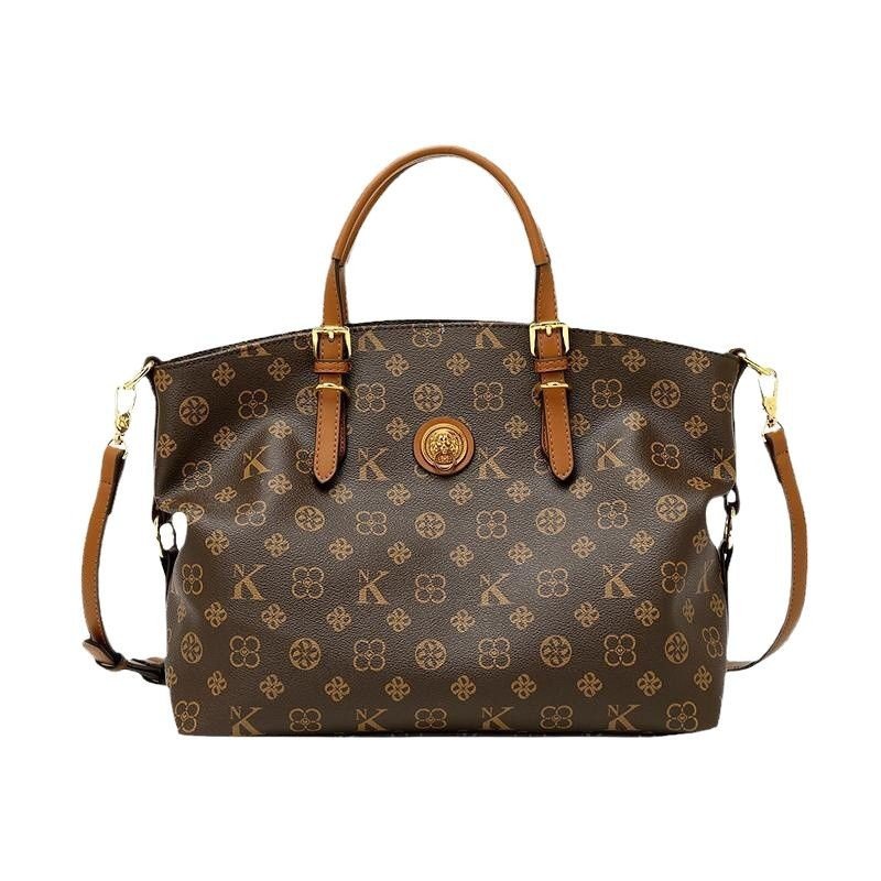 Kora Monogram Canvas Leather Shoulder Bag - Image 2