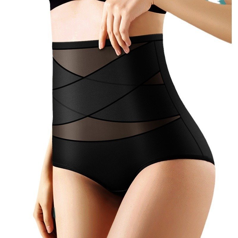 High-Waist Tummy Control Ice Silk Breathable Women's Shaping Panty - Image 2