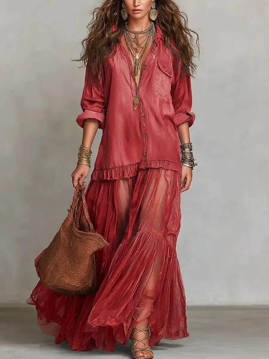 Sapphire Breeze Luxe Maxi Dress - Image 10