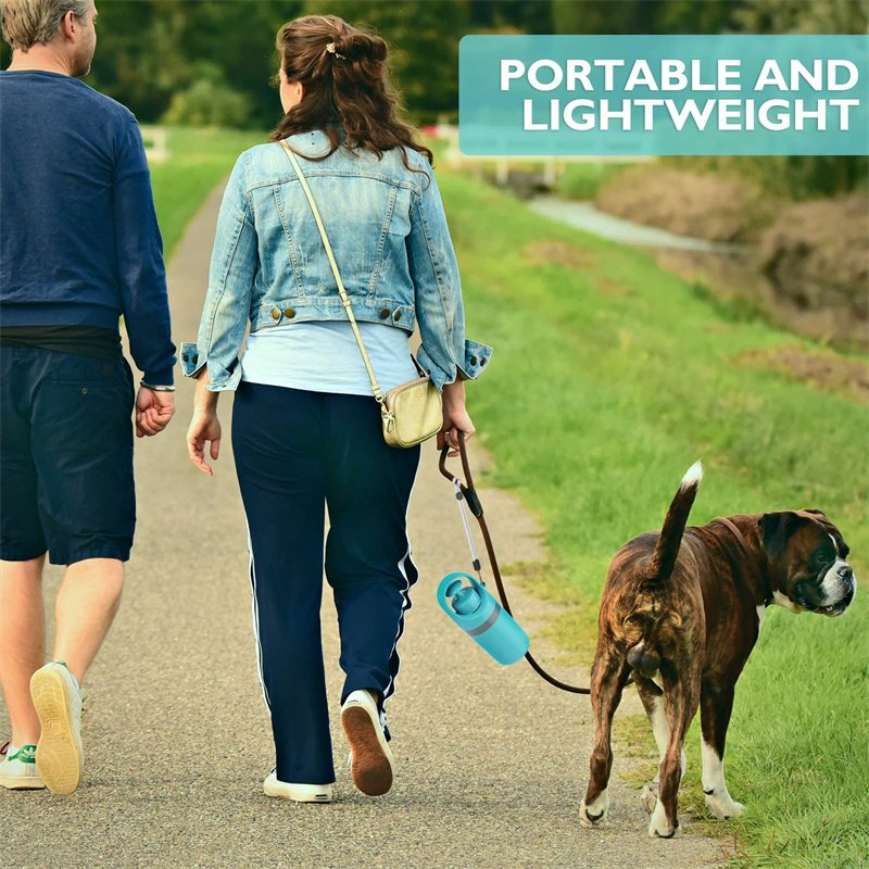 CleanPoo Portable Dog Pooper Scooper with Built In Waste Bag Dispenser | One Hand Pet Waste Pickup Tool - Image 3