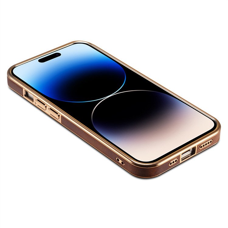 Heritage Luxe Leather iPhone Case - Image 8