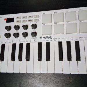 M-Vave 25-Key USB MIDI Keyboard Controller - White