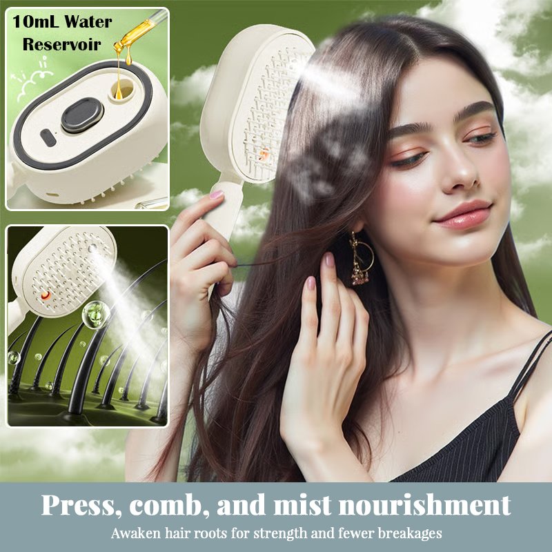 Electric Steam Hair Brush with Mis - Image 9
