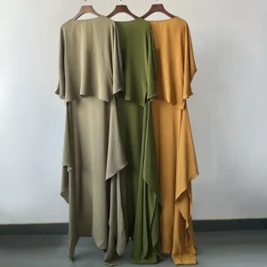 Long Sleeve V-Neck Silk Wrap Tie Long Dress