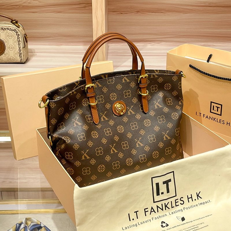 Kora Monogram Canvas Leather Shoulder Bag - Image 7