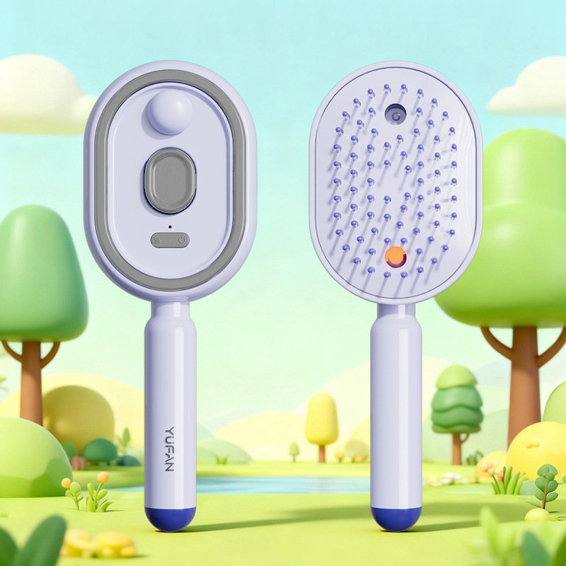 Electric Steam Hair Brush with Mis