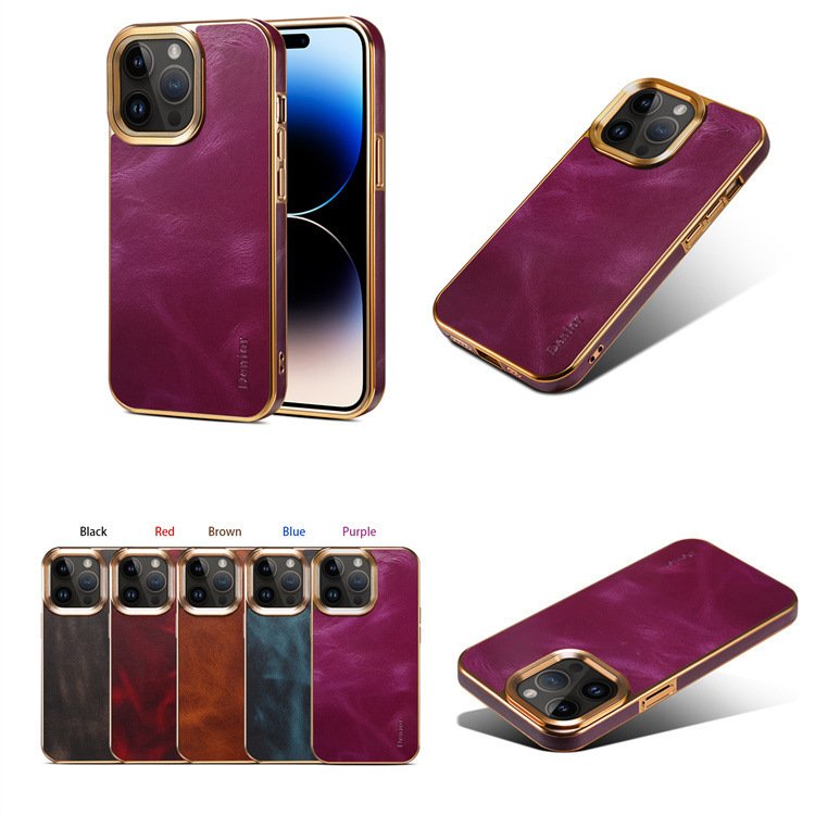 Heritage Luxe Leather iPhone Case