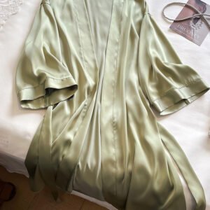 Mulberry Silk Long Sleeves Women Robe
