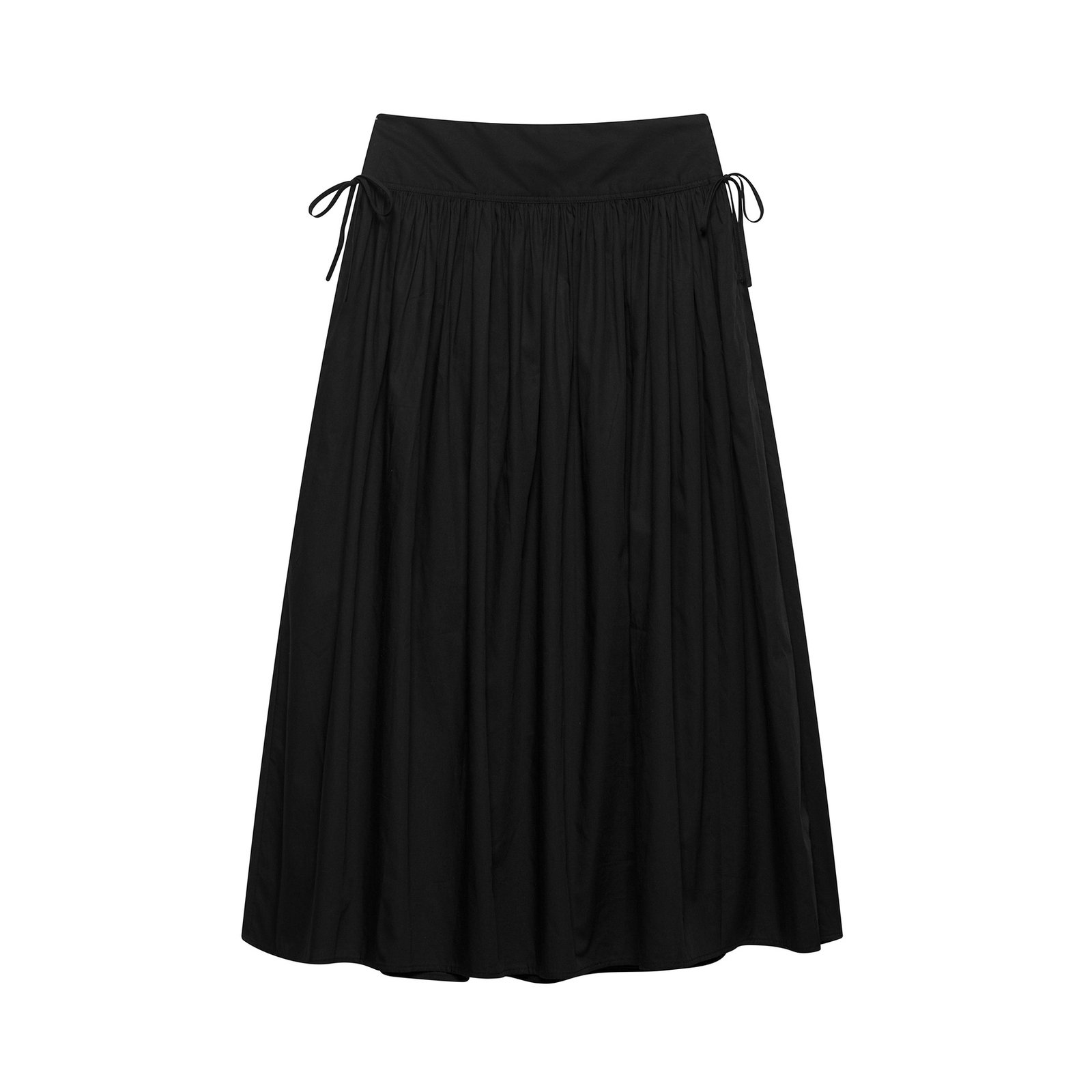 Two-Piece Cotton Sleeveless Cropped Top and Skirt Set - Image 4