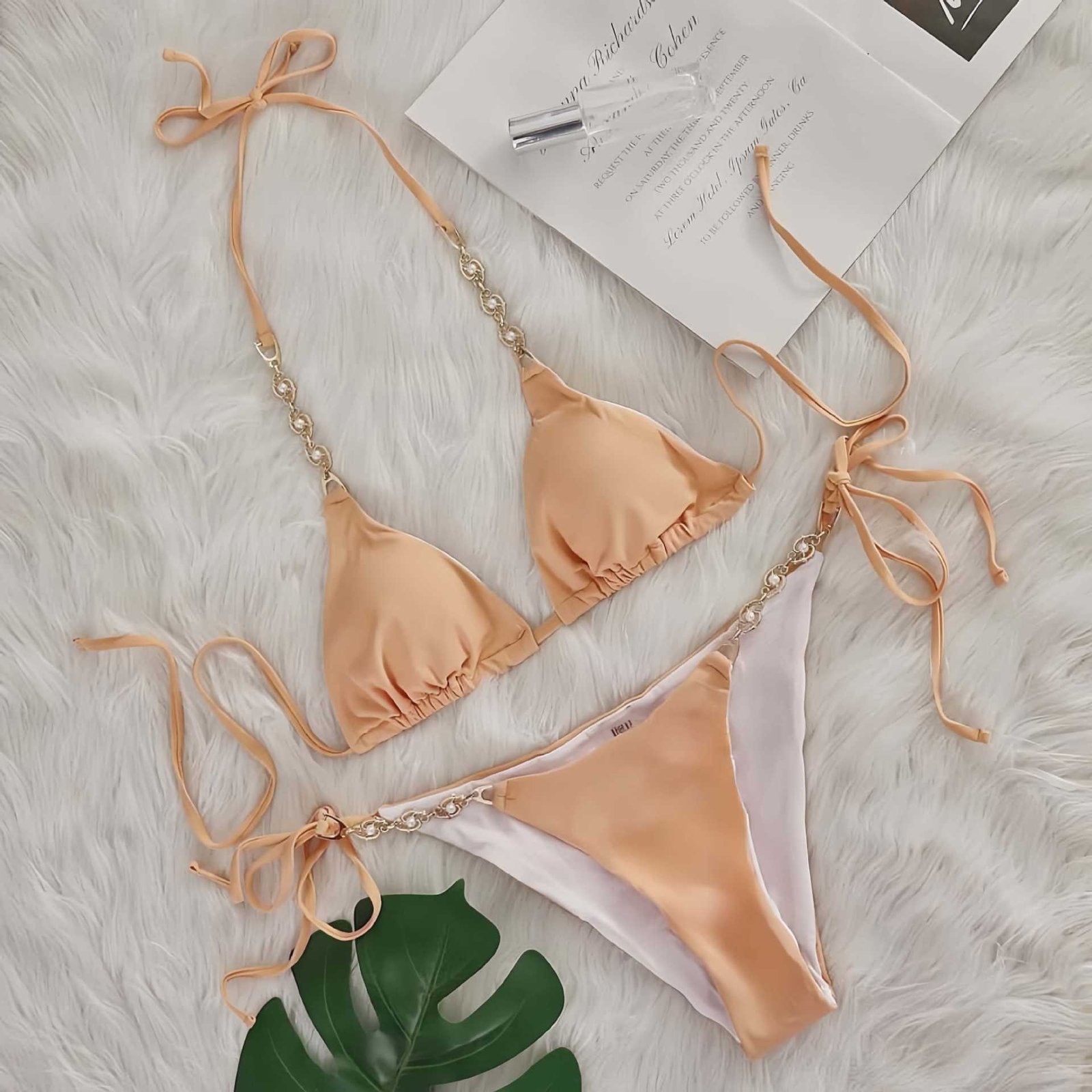 The Golden Hour Collection Jewelled Bikini - Image 6