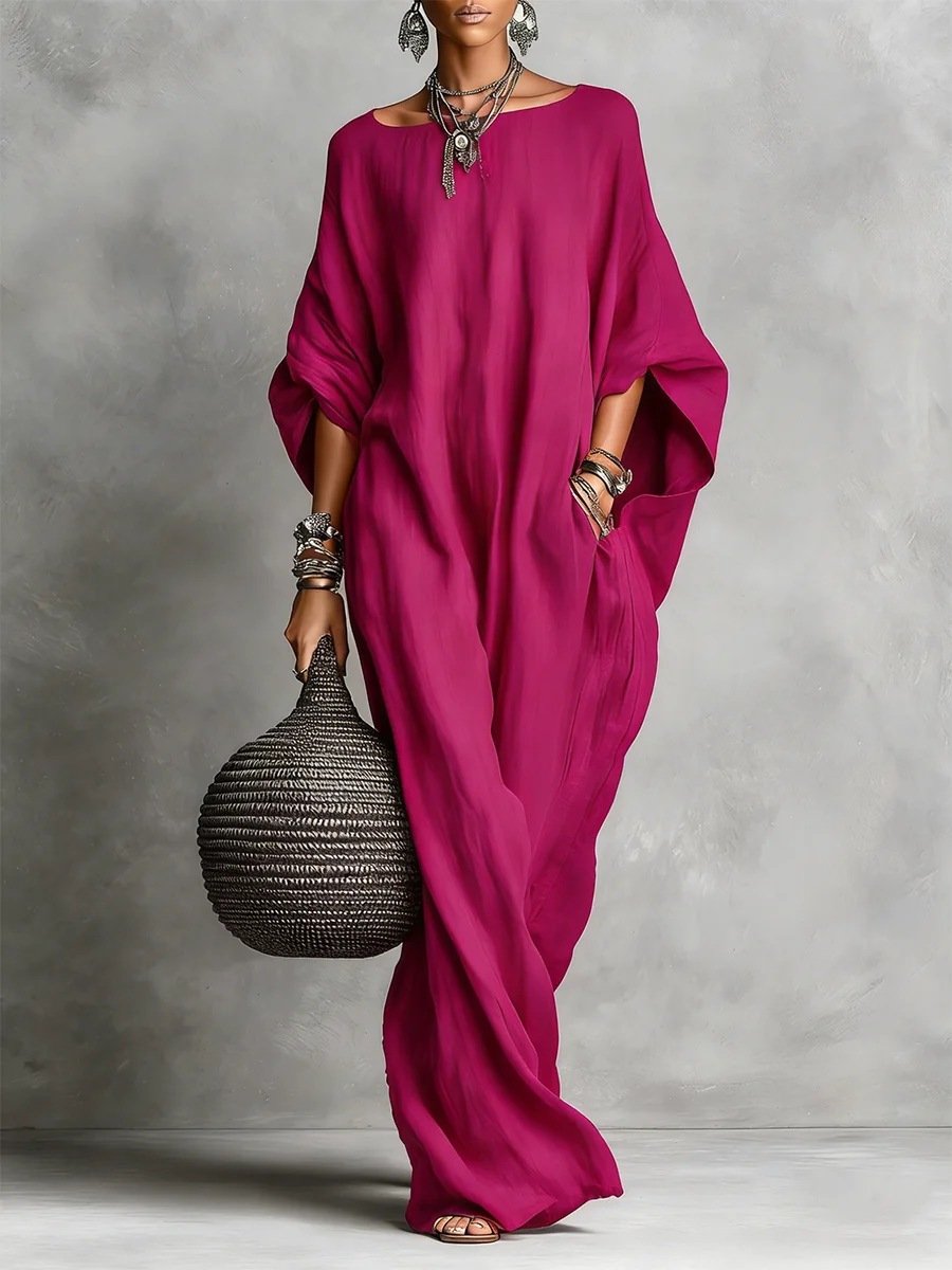 Bohemian Queen Long Sleeve Off-Shoulder Maxi Dress - Image 11