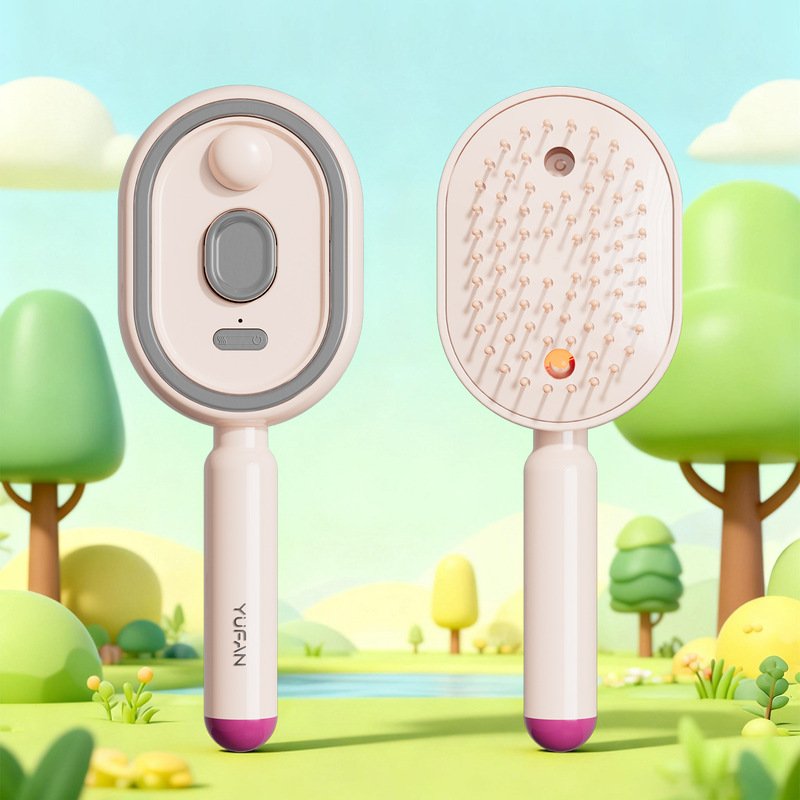 Electric Steam Hair Brush with Mis - Image 3