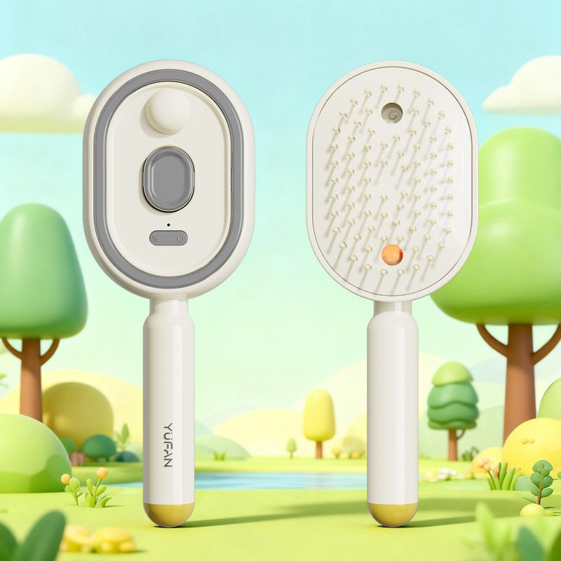 Electric Steam Hair Brush with Mis - Image 2
