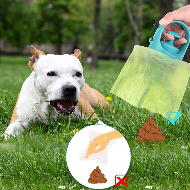 CleanPoo Portable Dog Pooper Scooper with Built In Waste Bag Dispenser | One Hand Pet Waste Pickup Tool - Image 9