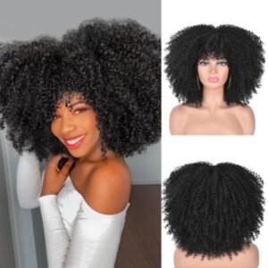 Naturally Curly Full Afro Wig