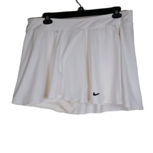 Nike Dri-Fit Athletic Tennis Skirts with Built-in Shorts | Size 2X | White