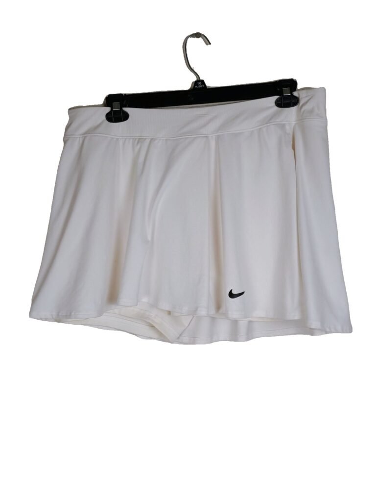 Nike Dri-Fit Athletic Tennis Skirts with Built-in Shorts | Size 2X | White