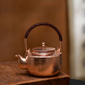 Artisan Hammered Pure Copper Gongfu Teapot