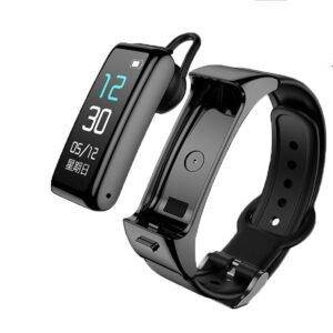 2-in-1 Smart Bracelet & Bluetooth Earbud Watch
