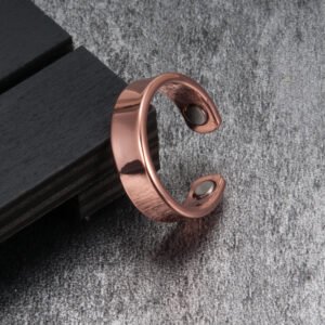 Vintage Men's Magnetic Red Copper Ring