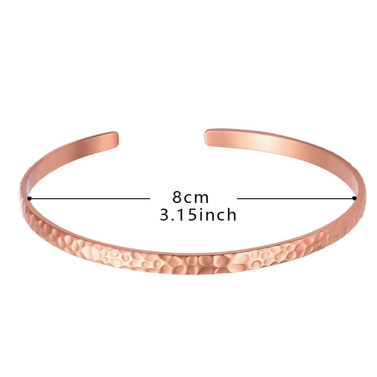 Pure Copper Adjustable Anklet - Image 3