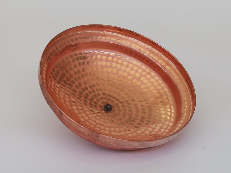Artisan Hammered Copper Casserole & Serving Pot - Image 8