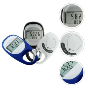 StrideSmart™ 3D Digital Pedometer Clip-On Step Counter