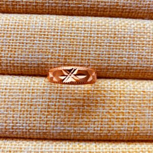 Designer Red Copper Ring