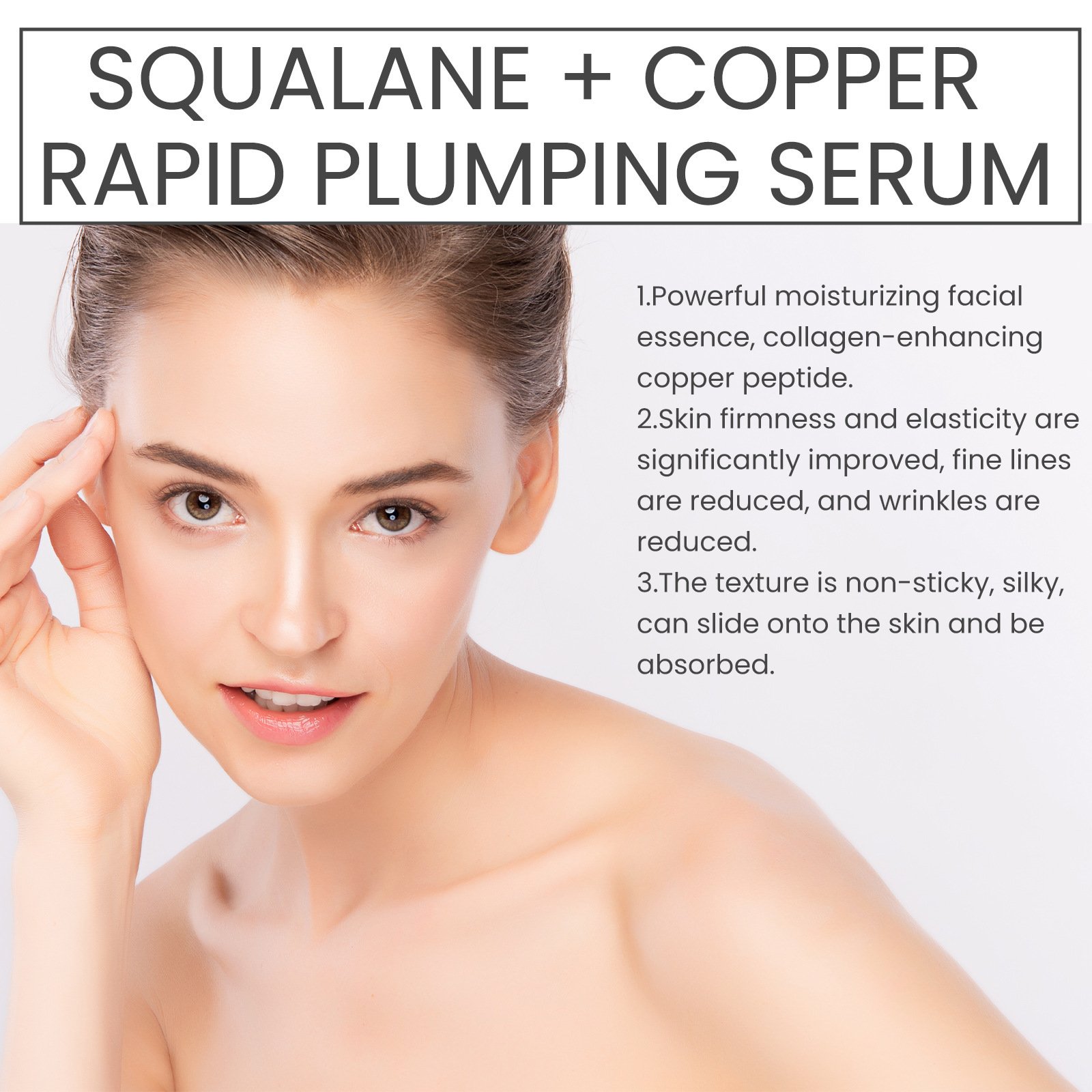 Squalane + Blue Copper Peptide Rapid Plumping Serum - Image 3