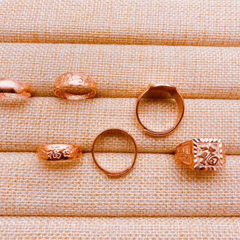 Designer Red Copper Ring - Image 4